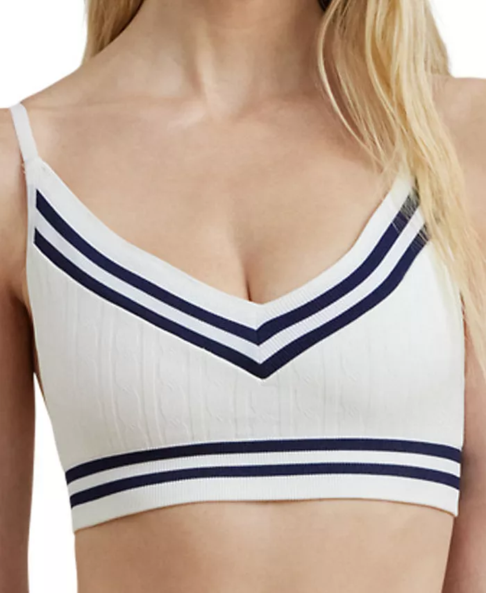 Женский бесшовный беспроводной бюстгальтер с фактурой "крикет" 4L0188 Lauren Ralph Lauren, белый
Женский бесшовный беспроводной бюстгальтер с фактурой "крикет" 4L0188 Lauren Ralph Lauren, белый