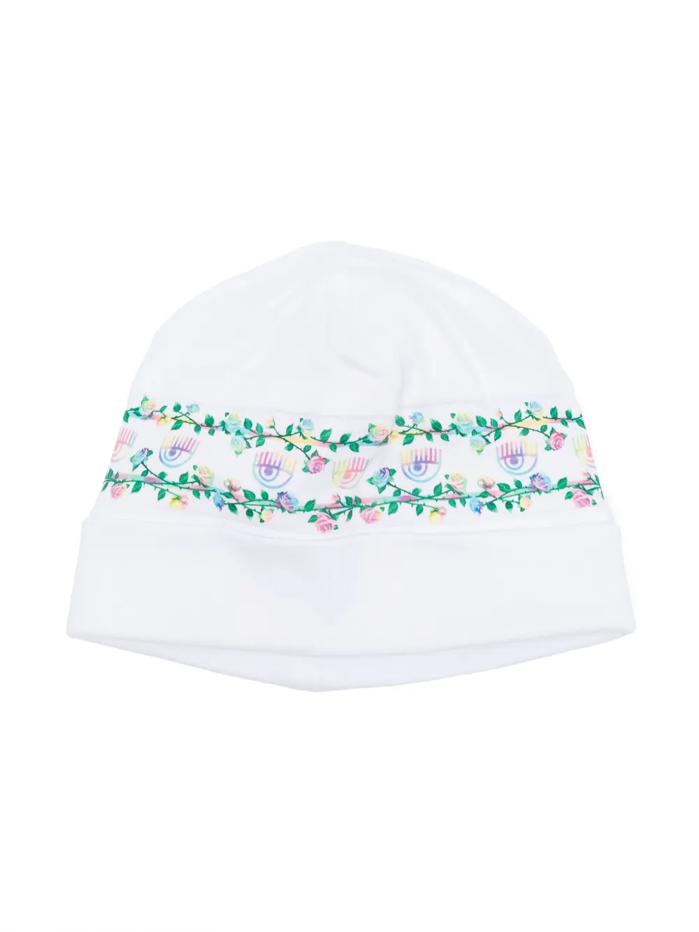 Шапка бини с принтом Eyelike Chiara Ferragni Kids, белый
Шапка бини с принтом Eyelike Chiara Ferragni Kids, белый