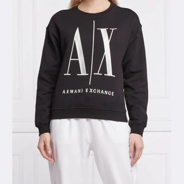 Толстовка обычного кроя Armani Exchange, черный
Толстовка обычного кроя Armani Exchange, черный