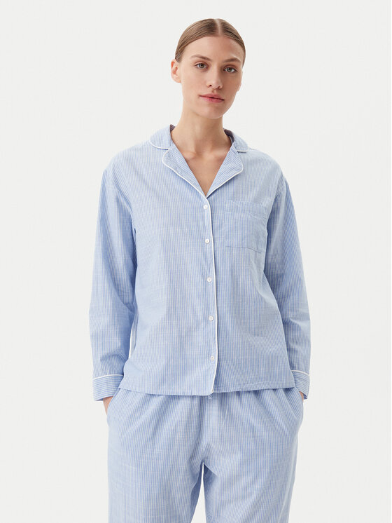 Пижамная футболка стандартный крой 301491 Hunkemöller, голубой
Пижамная футболка стандартный крой 301491 Hunkemöller, голубой