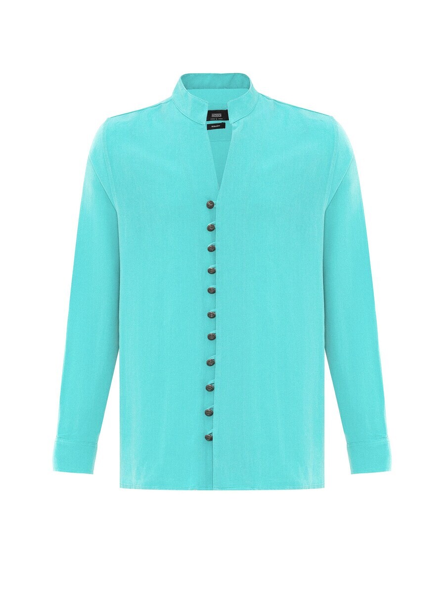 Рубашка на пуговицах стандартного кроя Antioch, бирюзовый
Рубашка на пуговицах стандартного кроя Antioch, бирюзовый