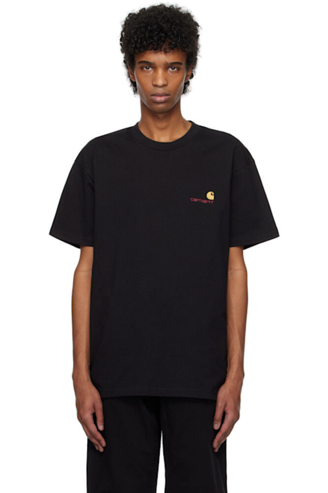 Черная футболка с надписью «American» Carhartt Work In Progress
Черная футболка с надписью «American» Carhartt Work In Progress