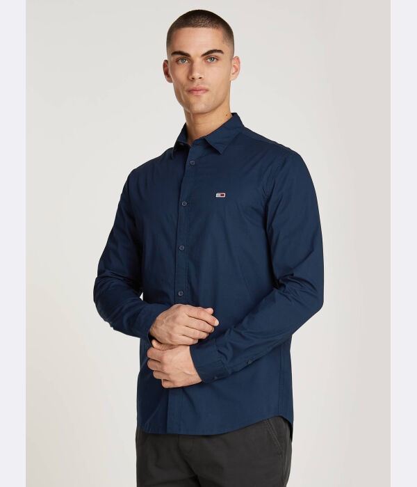 Рубашка мужская Tommy Jeans хлопковая, синий
Рубашка мужская Tommy Jeans хлопковая, синий