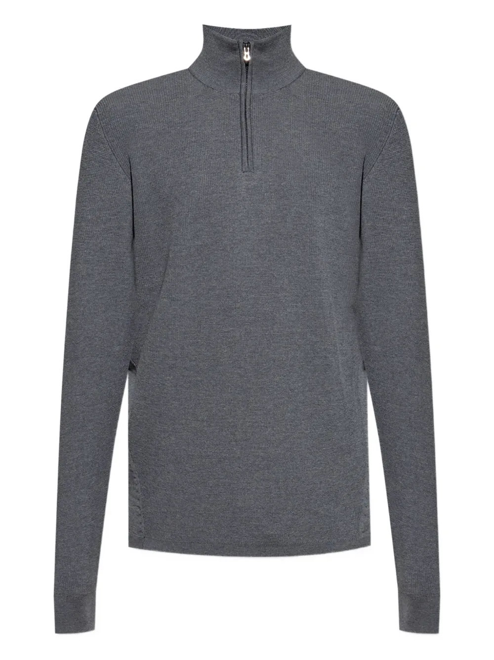 Свитер с воротником-стойкой и застежкой-молнией на половину длины Sease, серый
Свитер с воротником-стойкой и застежкой-молнией на половину длины Sease, серый