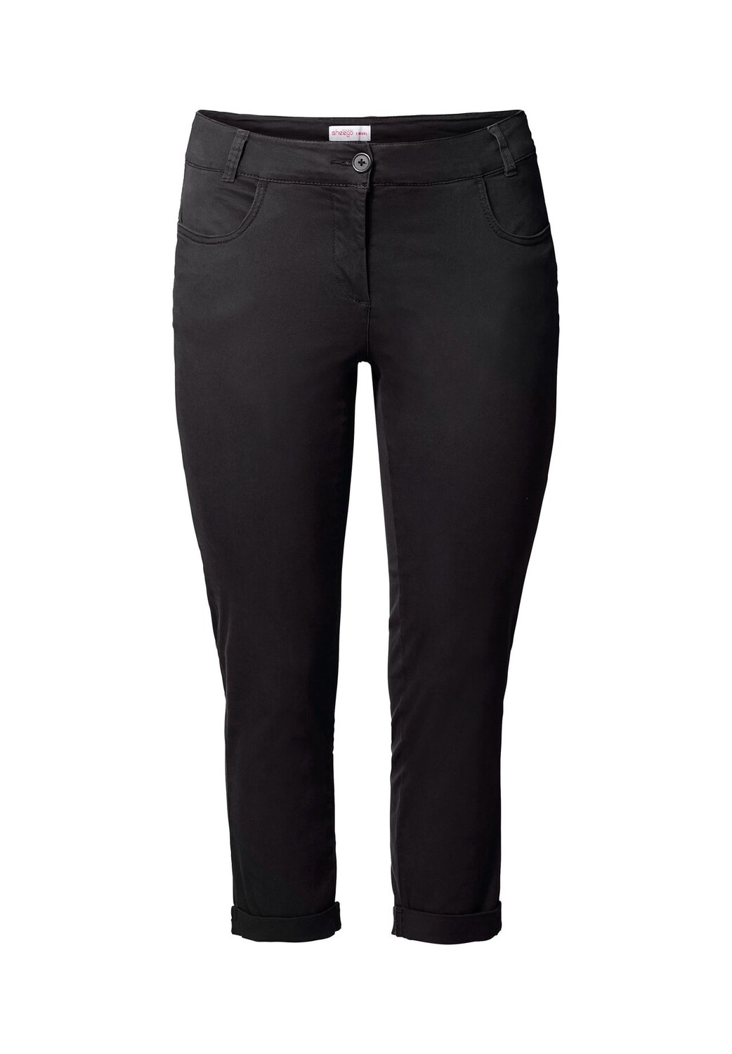 Брюки длиной 7/8 из качественного хлопка стрейч sheego, черный
Брюки длиной 7/8 из качественного хлопка стрейч sheego, черный