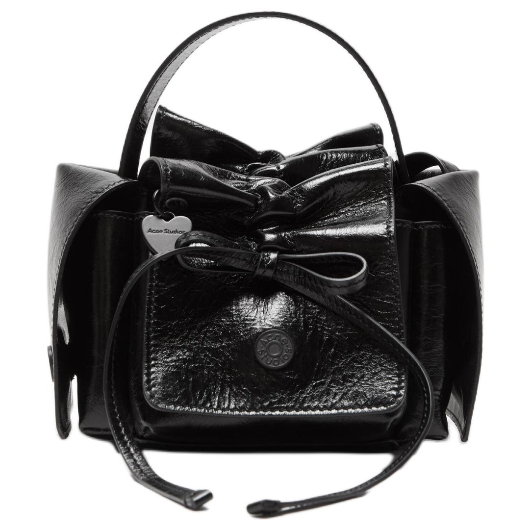 Acne Studios Миниатюрная женская сумка через плечо из телячьей кожи черного цвета
Acne Studios Миниатюрная женская сумка через плечо из телячьей кожи черного цвета