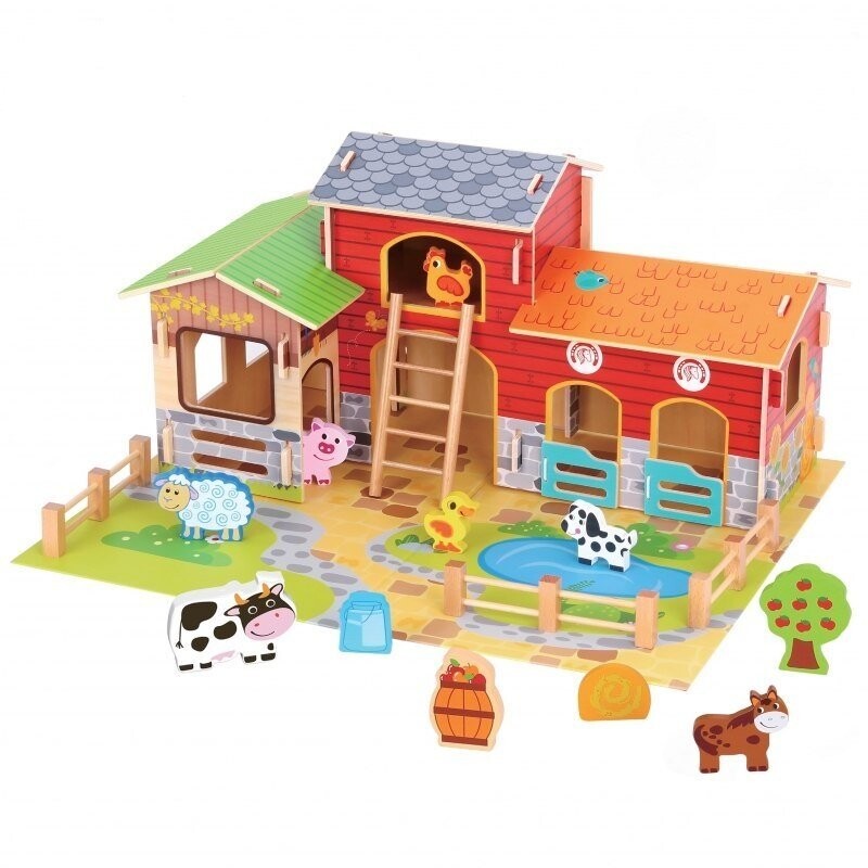 WOOPIE GREEN Mega Farm Набор коллекционных фигурок Животные Конюшня Коровник Курятник 18 шт.
WOOPIE GREEN Mega Farm Набор коллекционных фигурок Животные Конюшня Коровник Курятник 18 шт.