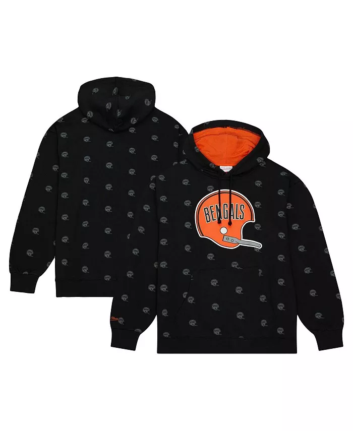 Мужская черная толстовка с капюшоном из флиса с принтом Cincinnati Bengals по всей поверхности Mitchell & Ness
Мужская черная толстовка с капюшоном из флиса с принтом Cincinnati Bengals по всей поверхности Mitchell & Ness