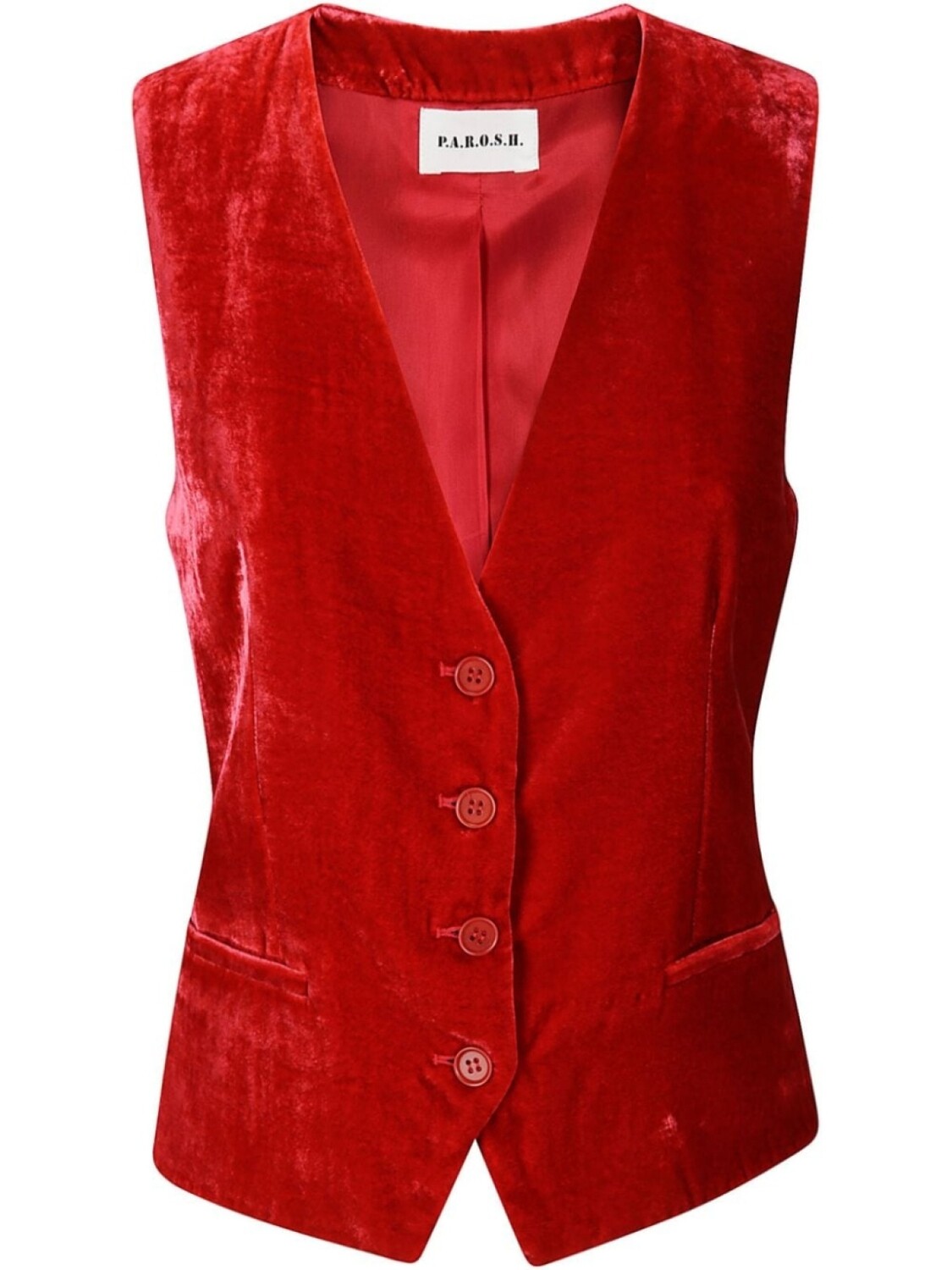 P.A.R.O.S.H. бархатный жилет, красный
P.A.R.O.S.H. бархатный жилет, красный