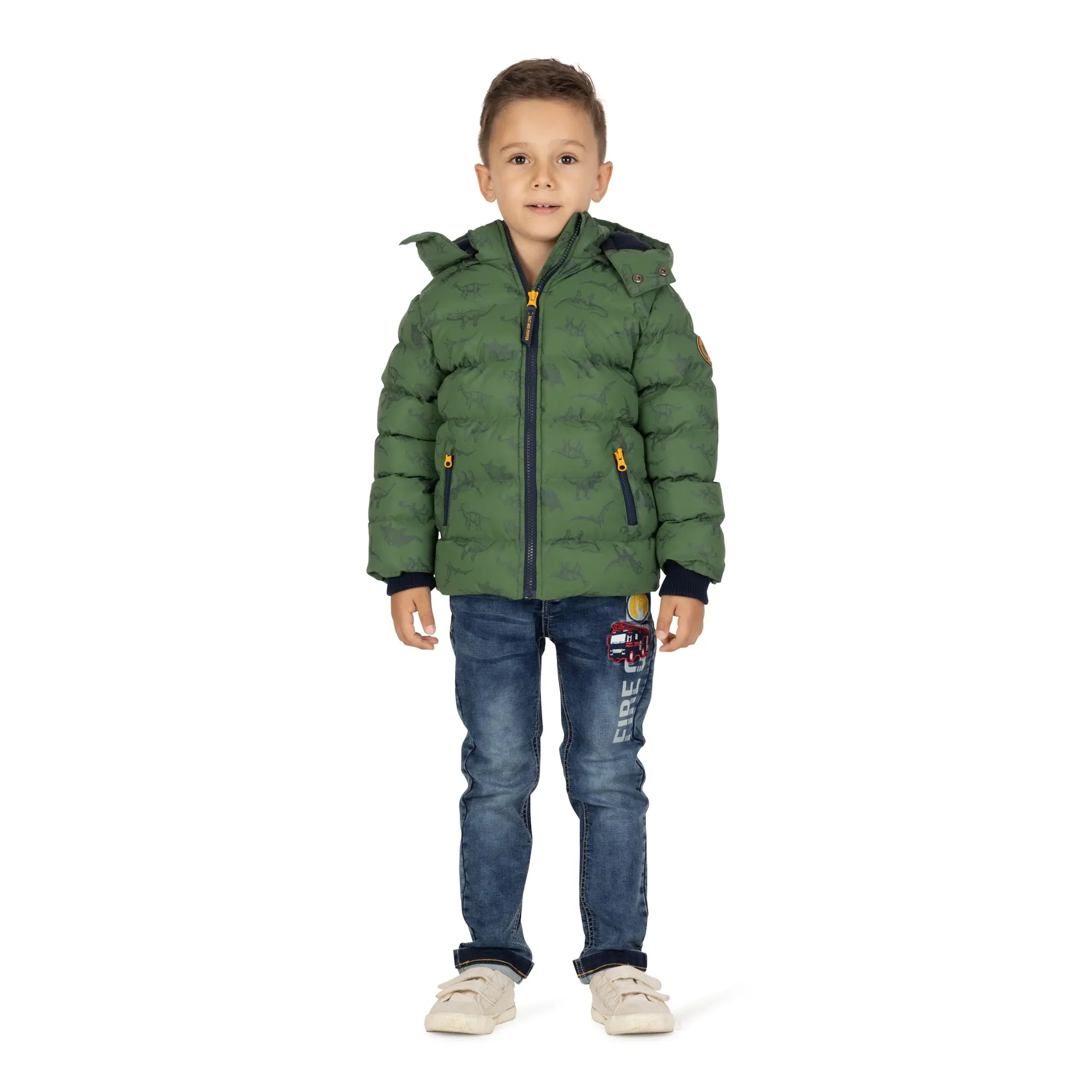 Стеганая куртка СОЛЬ И ПЕРЕЦ «Динопринт», со светоотражающим принтом Salt And Pepper, зеленый
Стеганая куртка СОЛЬ И ПЕРЕЦ «Динопринт», со светоотражающим принтом Salt And Pepper, зеленый