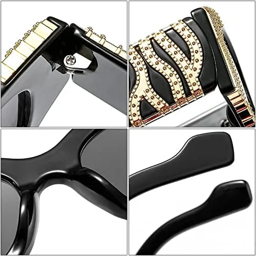 Женские солнцезащитные очки с металлическим декором, винтажные очки с градиентными линзами, мужские солнцезащитные очки с защитой от УФ-излучения UV400 MTZJH, 5
Женские солнцезащитные очки с металлическим декором, винтажные очки с градиентными линзами, мужские солнцезащитные очки с защитой от УФ-излучения UV400 MTZJH, 5