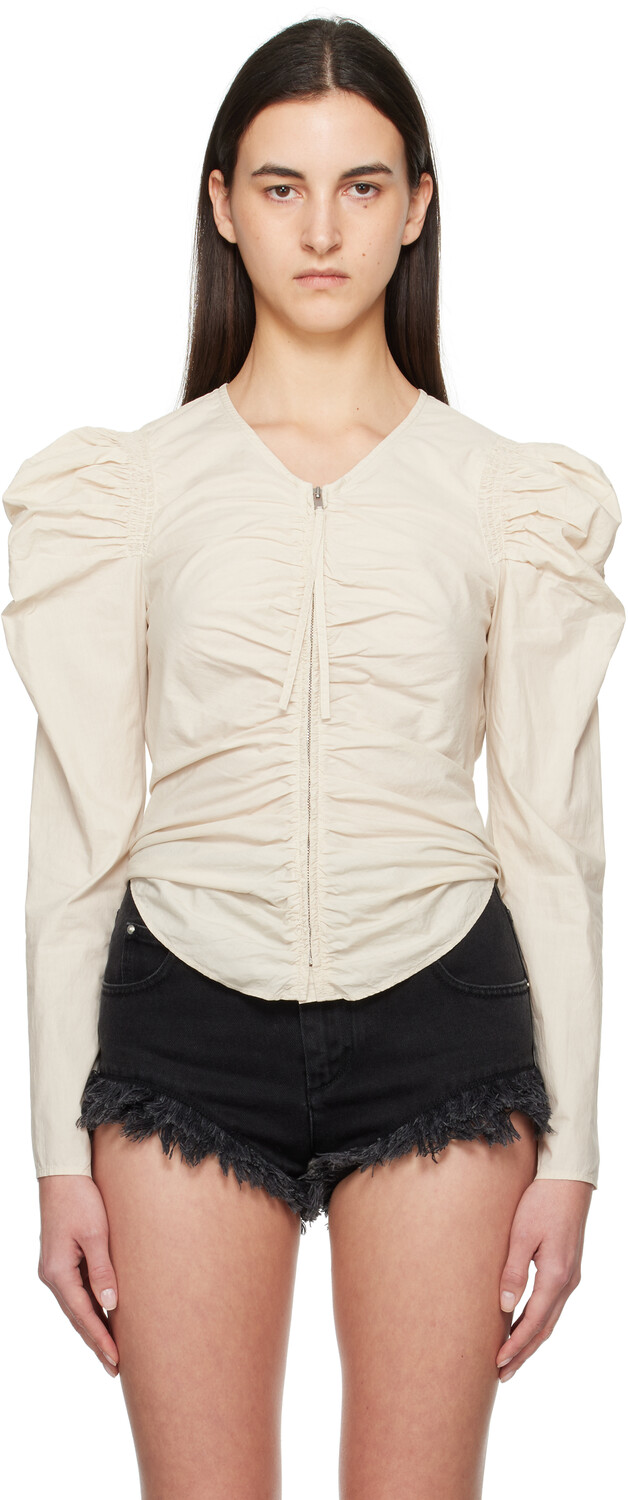 Бежевая блузка Benatea Isabel Marant Etoile 
Бежевая блузка Benatea Isabel Marant Etoile