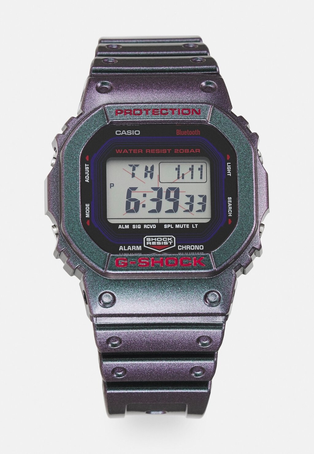 Цифровые часы Aim High Dw-B5600Ah Unisex G-SHOCK, цвет black / purple iridescent
Цифровые часы Aim High Dw-B5600Ah Unisex G-SHOCK, цвет black / purple iridescent