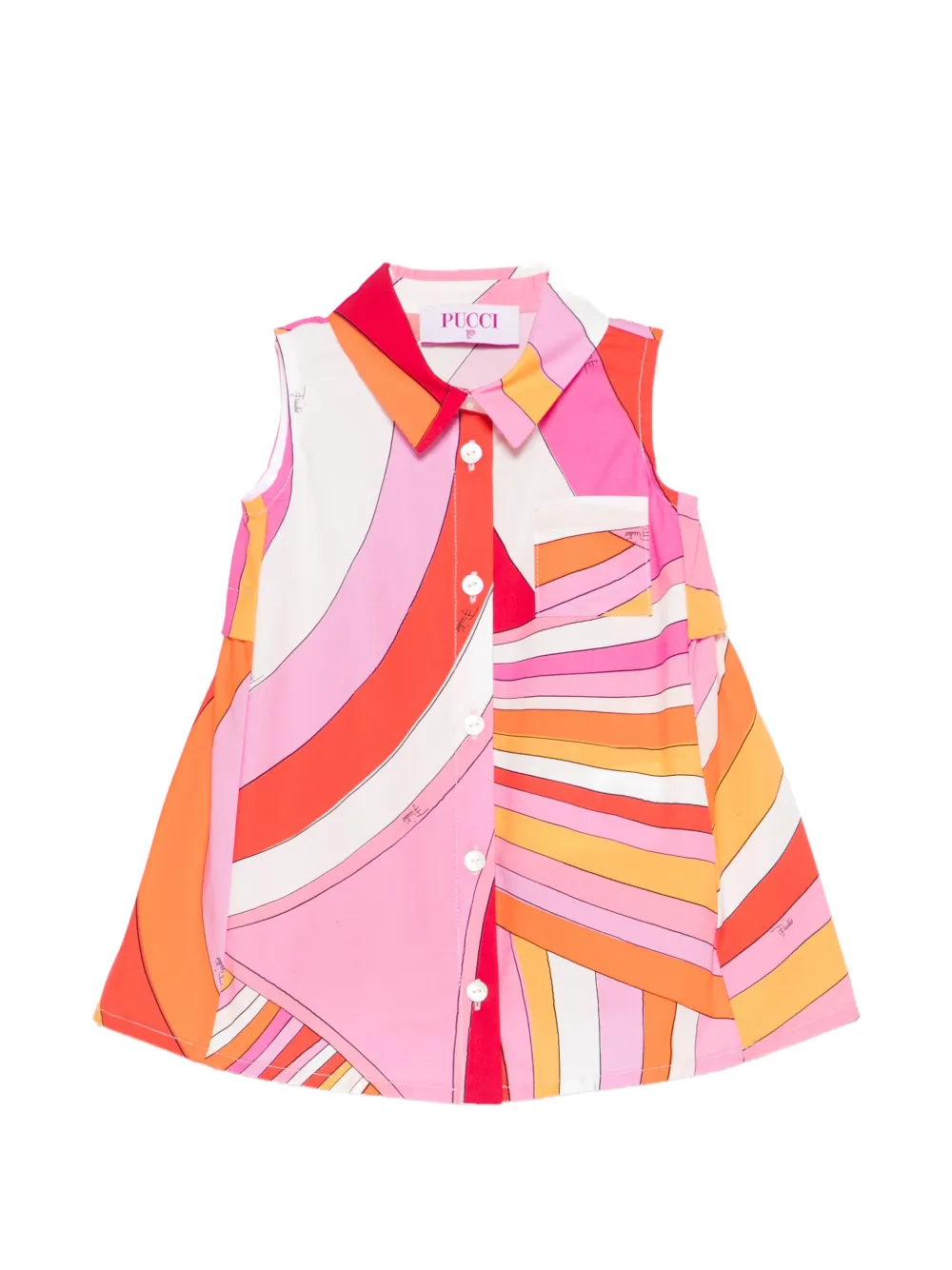 Платье без рукавов с узором PUCCI Junior, розовый
Платье без рукавов с узором PUCCI Junior, розовый