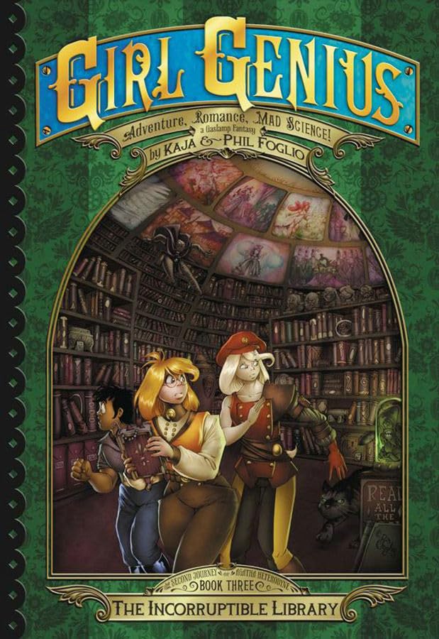 Girl Genius: The Second Journey of Agatha Heterodyne Volume 3: The Incorruptible Library (Studio Foglio)
Girl Genius: The Second Journey of Agatha Heterodyne Volume 3: The Incorruptible Library (Studio Foglio)