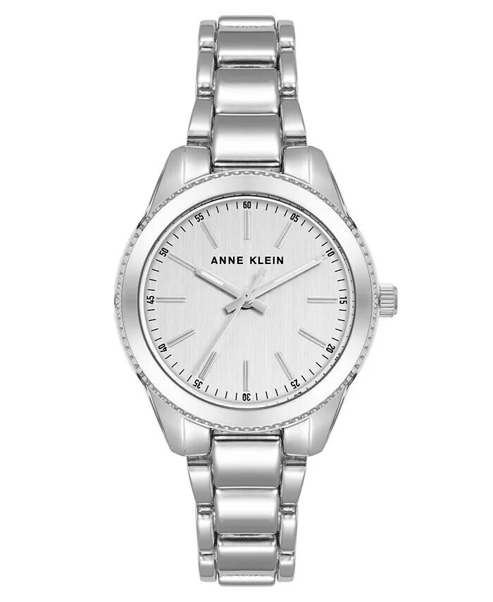 Женские кварцевые часы-браслет из сплава серебристого цвета, 30 мм Anne Klein, черный
Женские кварцевые часы-браслет из сплава серебристого цвета, 30 мм Anne Klein, черный