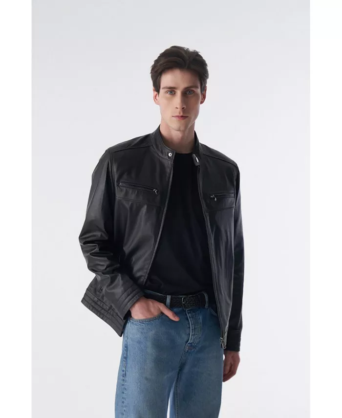 Мужская кожаная куртка в стиле Cruiser Furniq UK, черный
Мужская кожаная куртка в стиле Cruiser Furniq UK, черный