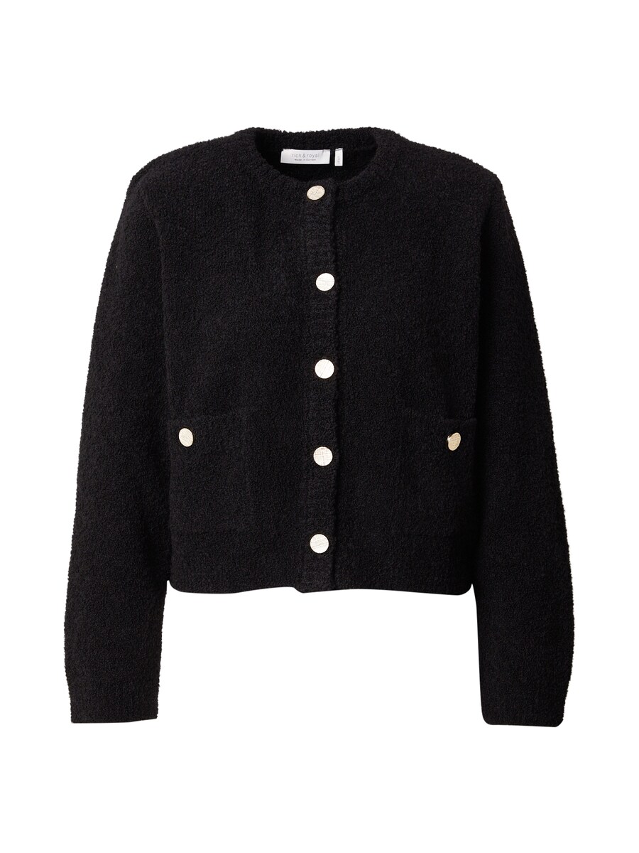 Вязаный кардиган Rich & Royal, черный
Вязаный кардиган Rich & Royal, черный