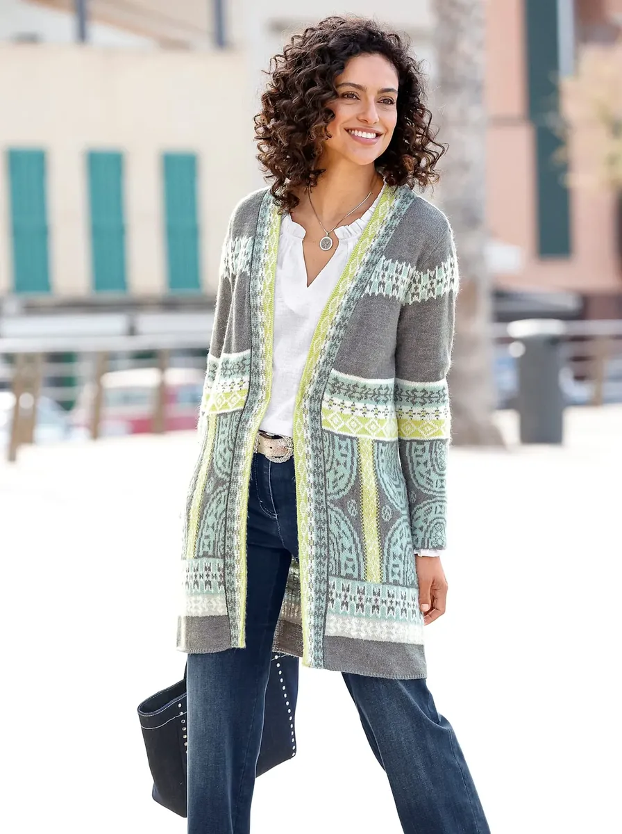 Длинный кардиган Inspirations Inspirationen, серый
Длинный кардиган Inspirations Inspirationen, серый