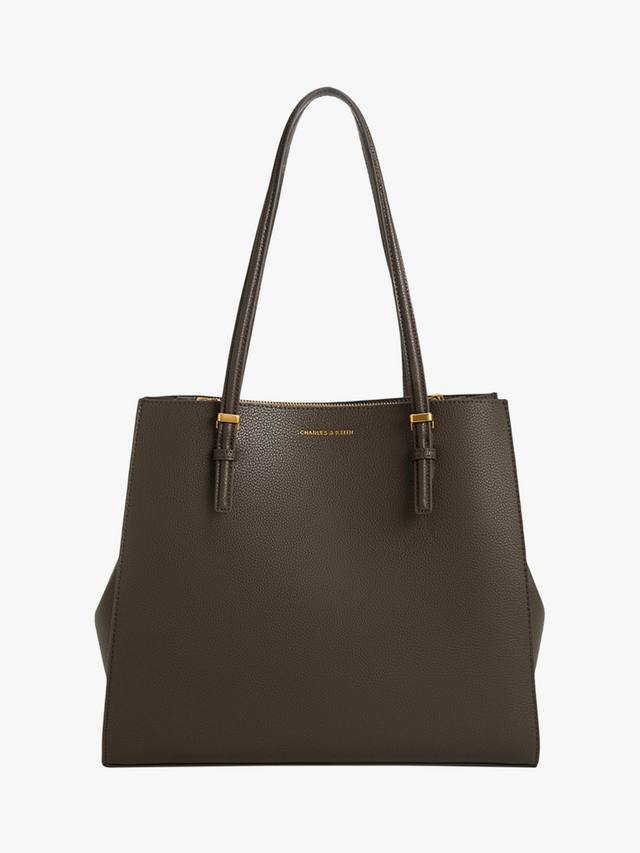 Сумка-тоут Sansa из искусственной кожи CHARLES & KEITH, Dark Moss
Сумка-тоут Sansa из искусственной кожи CHARLES & KEITH, Dark Moss