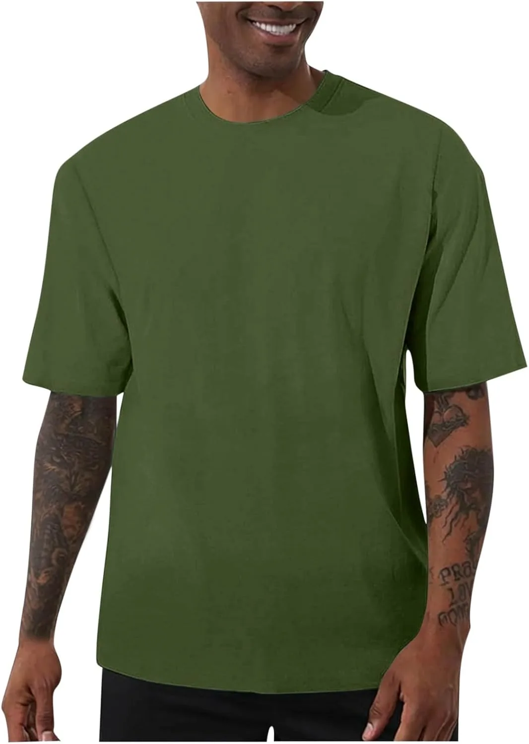 Футболка Oversized для мужчин, однотонная, с коротким рукавом Mrmaere
Футболка Oversized для мужчин, однотонная, с коротким рукавом Mrmaere