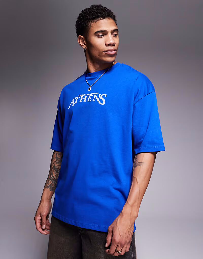 Футболка свободного кроя ASOS DESIGN с принтом города на груди синего цвета, Синий, Футболка свободного кроя ASOS DESIGN с принтом города на груди синего цвета
Футболка свободного кроя ASOS DESIGN с принтом города на груди синего цвета, Синий, Футболка свободного кроя ASOS DESIGN с принтом города на груди синего цвета