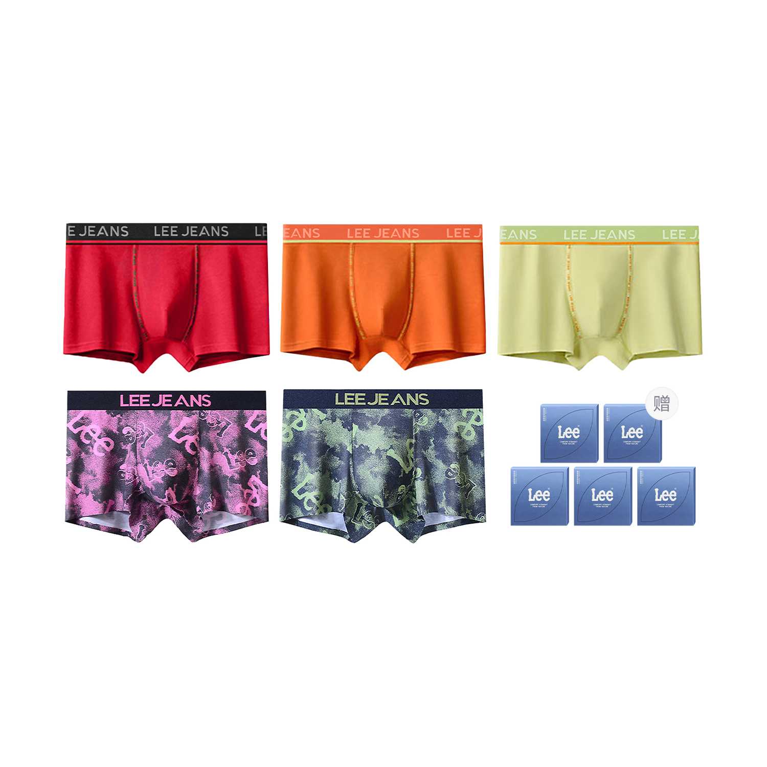 Боксеры мужские Brilliant Underpants 5 штук Lee, оранжевый
Боксеры мужские Brilliant Underpants 5 штук Lee, оранжевый