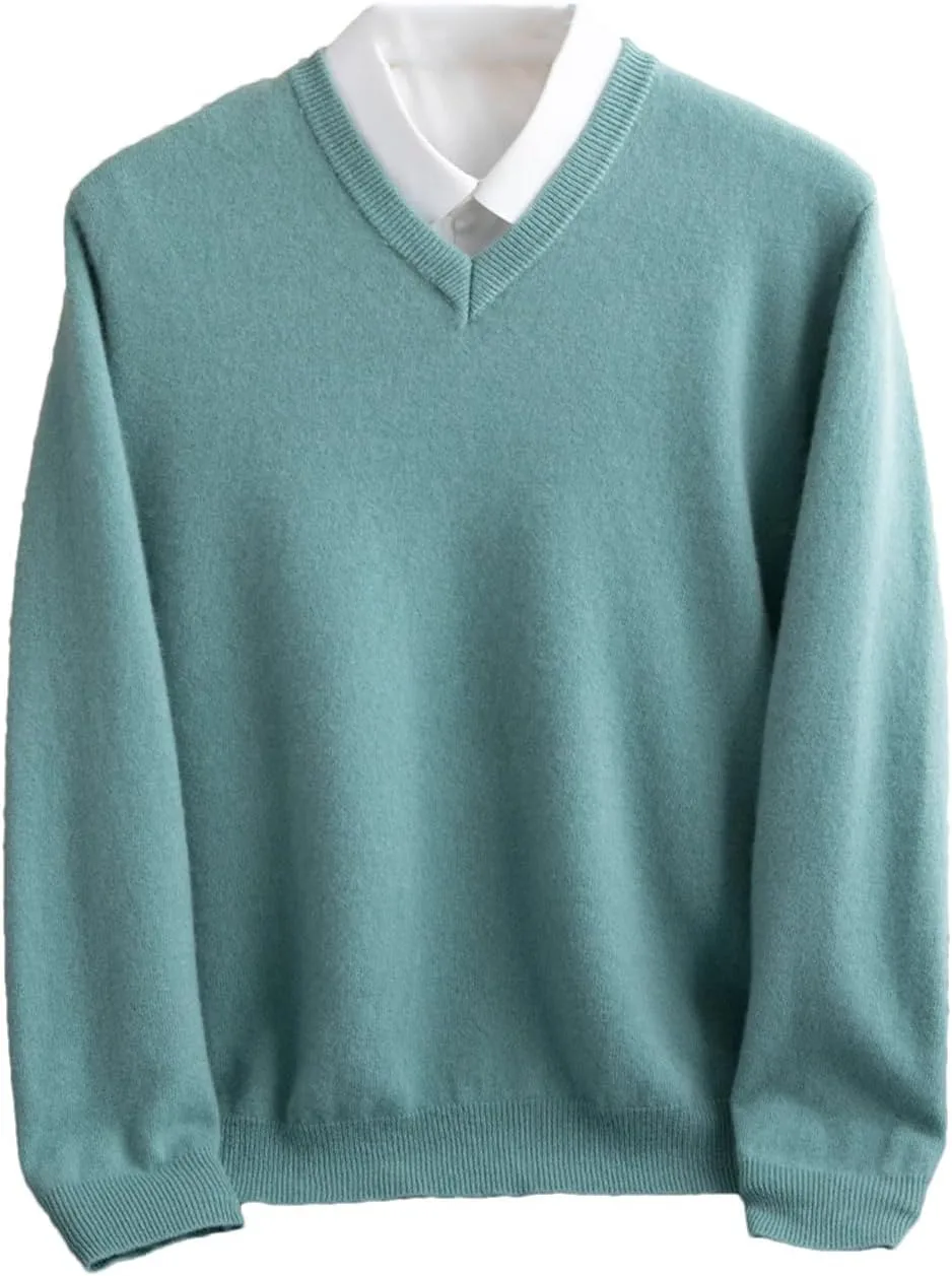 Мужской свитер из 100% мериносовой шерсти V-образным вырезом
Мужской свитер из 100% мериносовой шерсти V-образным вырезом