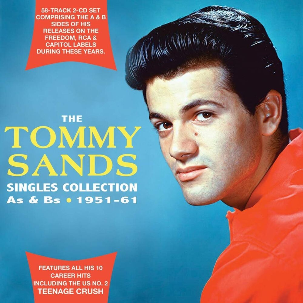 Диск CD The Tommy Sands Singles Collection As & Bs 1951-61 - Tommy Sands 
Диск CD The Tommy Sands Singles Collection As & Bs 1951-61 - Tommy Sands