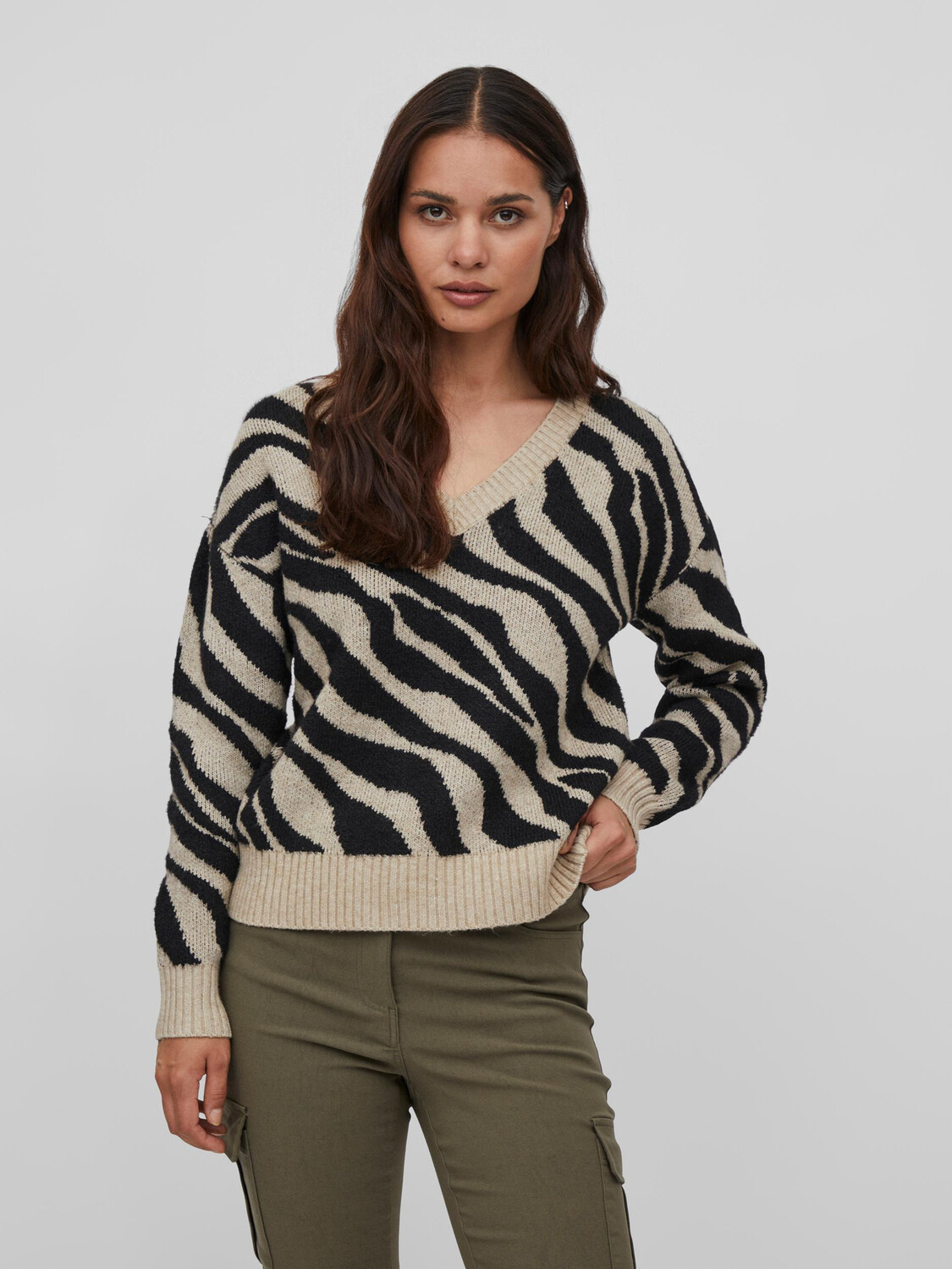 Свитер Vila Kuscheliger Strick Jacquard Zebra Animal Muster VIRIL FEAMI, бежевый
Свитер Vila Kuscheliger Strick Jacquard Zebra Animal Muster VIRIL FEAMI, бежевый