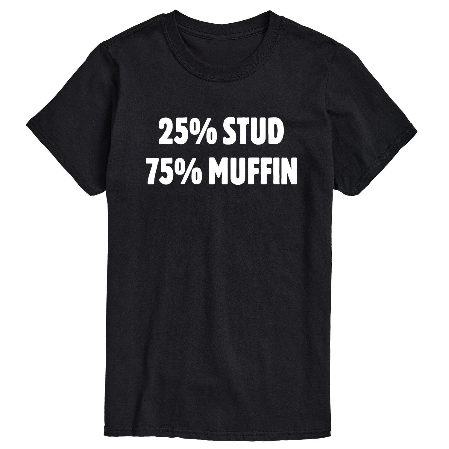 Мужская футболка 25 Percent с заклепками 75 Percent Muffin с рисунком Licensed Character, черный
Мужская футболка 25 Percent с заклепками 75 Percent Muffin с рисунком Licensed Character, черный