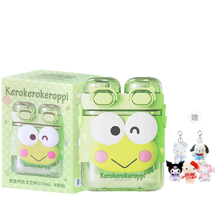 Пластиковые стаканы для воды Sanrio, Big-Eyed Frog Water Cup + 1 Random Pendant
Пластиковые стаканы для воды Sanrio, Big-Eyed Frog Water Cup + 1 Random Pendant