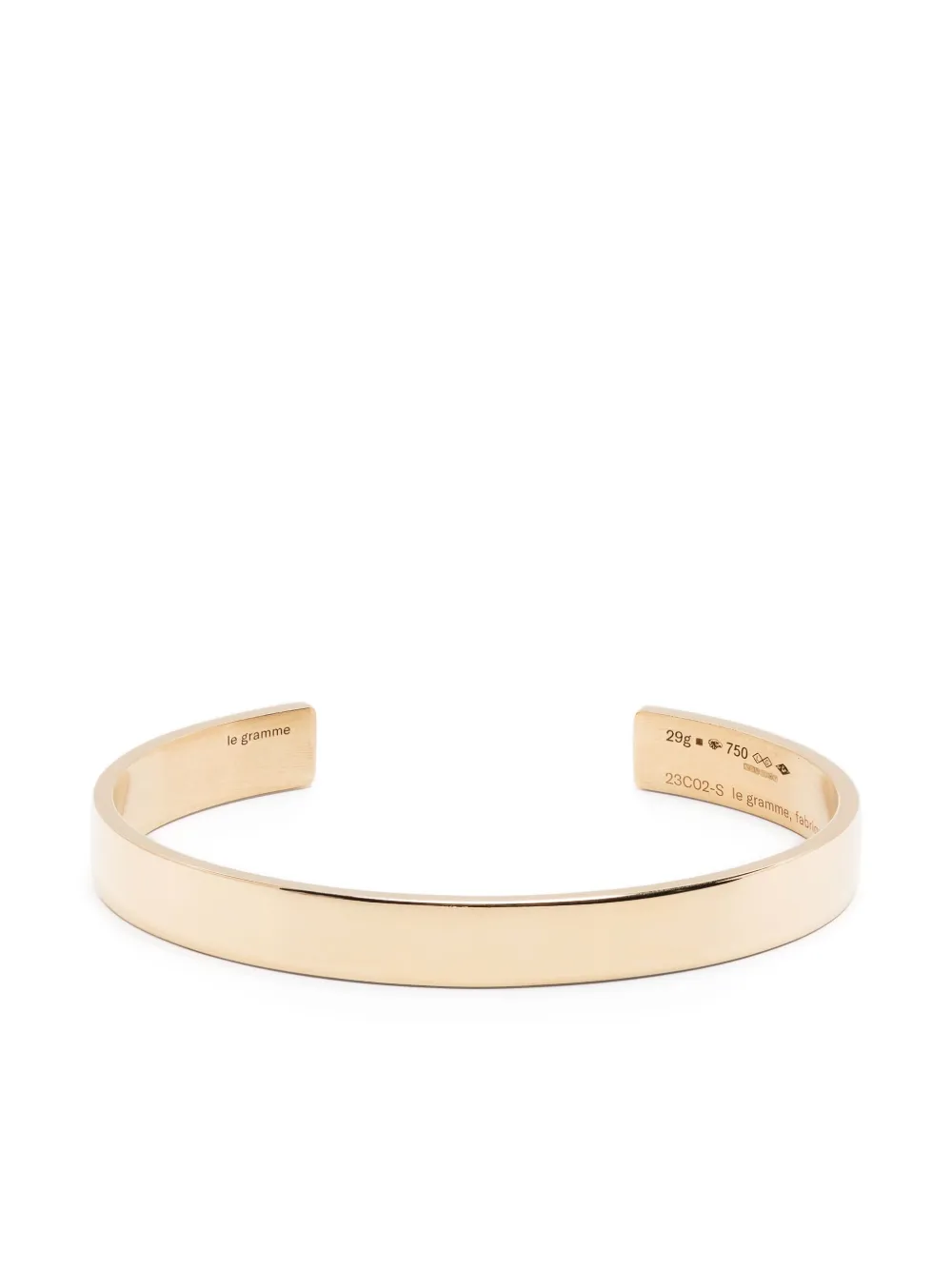 Браслет Le 31g Ribbon из желтого золота с бриллиантами Le Gramme, золотой 
Браслет Le 31g Ribbon из желтого золота с бриллиантами Le Gramme, золотой