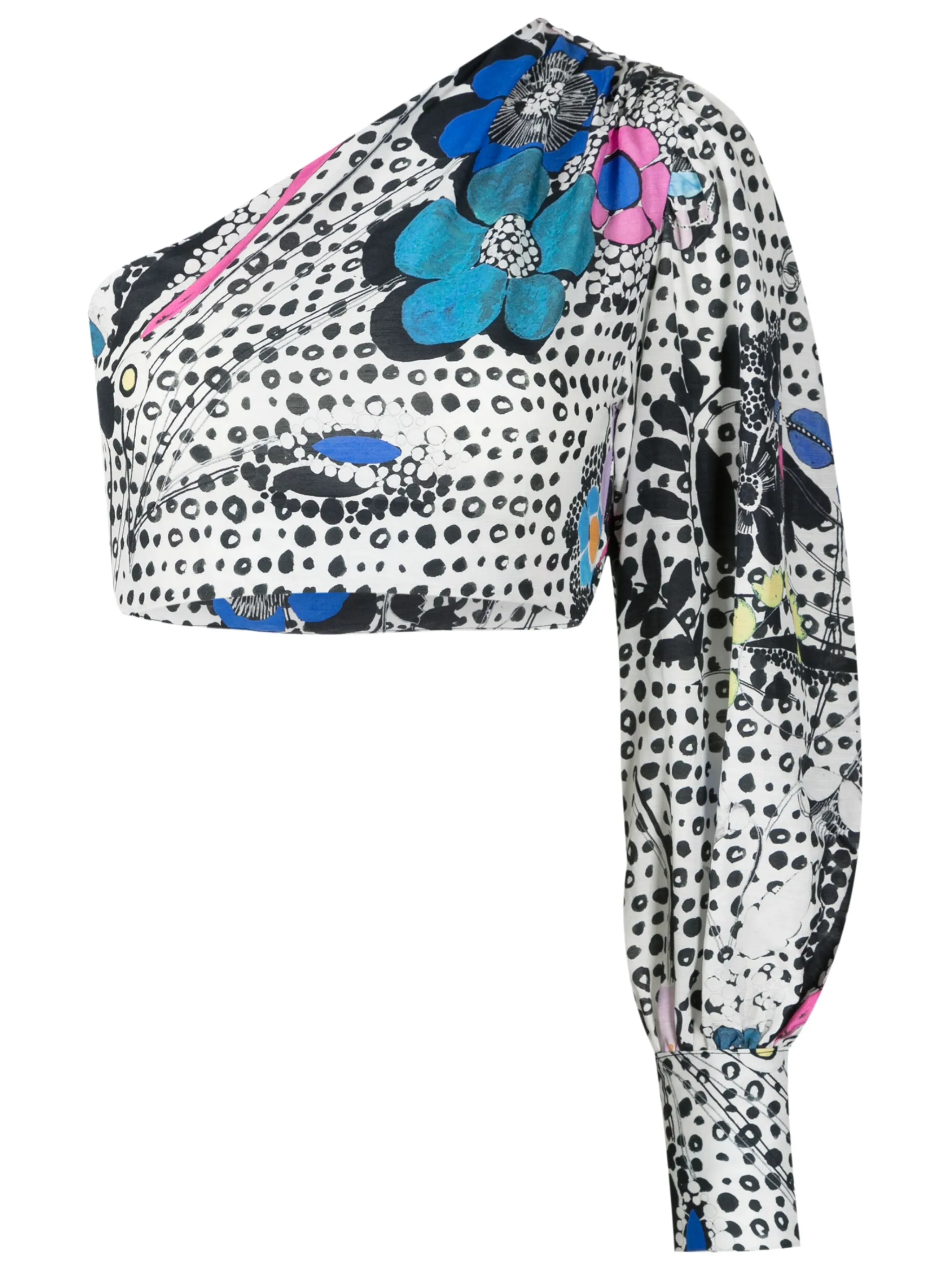 Топ на одно плечо с графичным принтом Amir Slama, черный
Топ на одно плечо с графичным принтом Amir Slama, черный