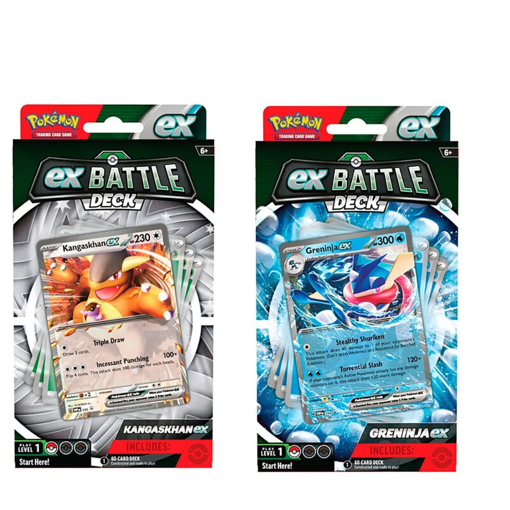 Коллекционные карточки Pokemon Trading Card Game: Greninja EX и Kangaskhan EX Battle Deck Trading Card (на английском языке), прозрачный
Коллекционные карточки Pokemon Trading Card Game: Greninja EX и Kangaskhan EX Battle Deck Trading Card (на английском языке), прозрачный