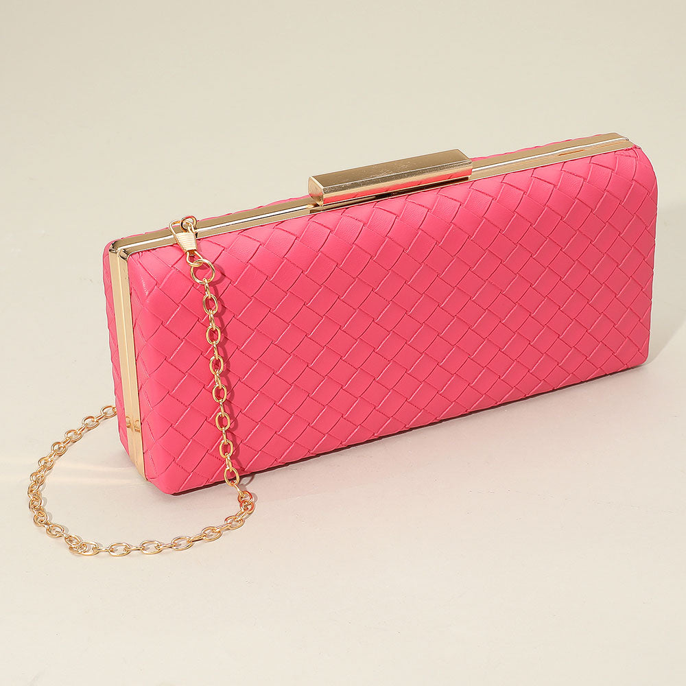 Вечерняя сумка-клатч из искусственной кожи с плетением корзиночкой или через плечо FASHNZFAB
Вечерняя сумка-клатч из искусственной кожи с плетением корзиночкой или через плечо FASHNZFAB