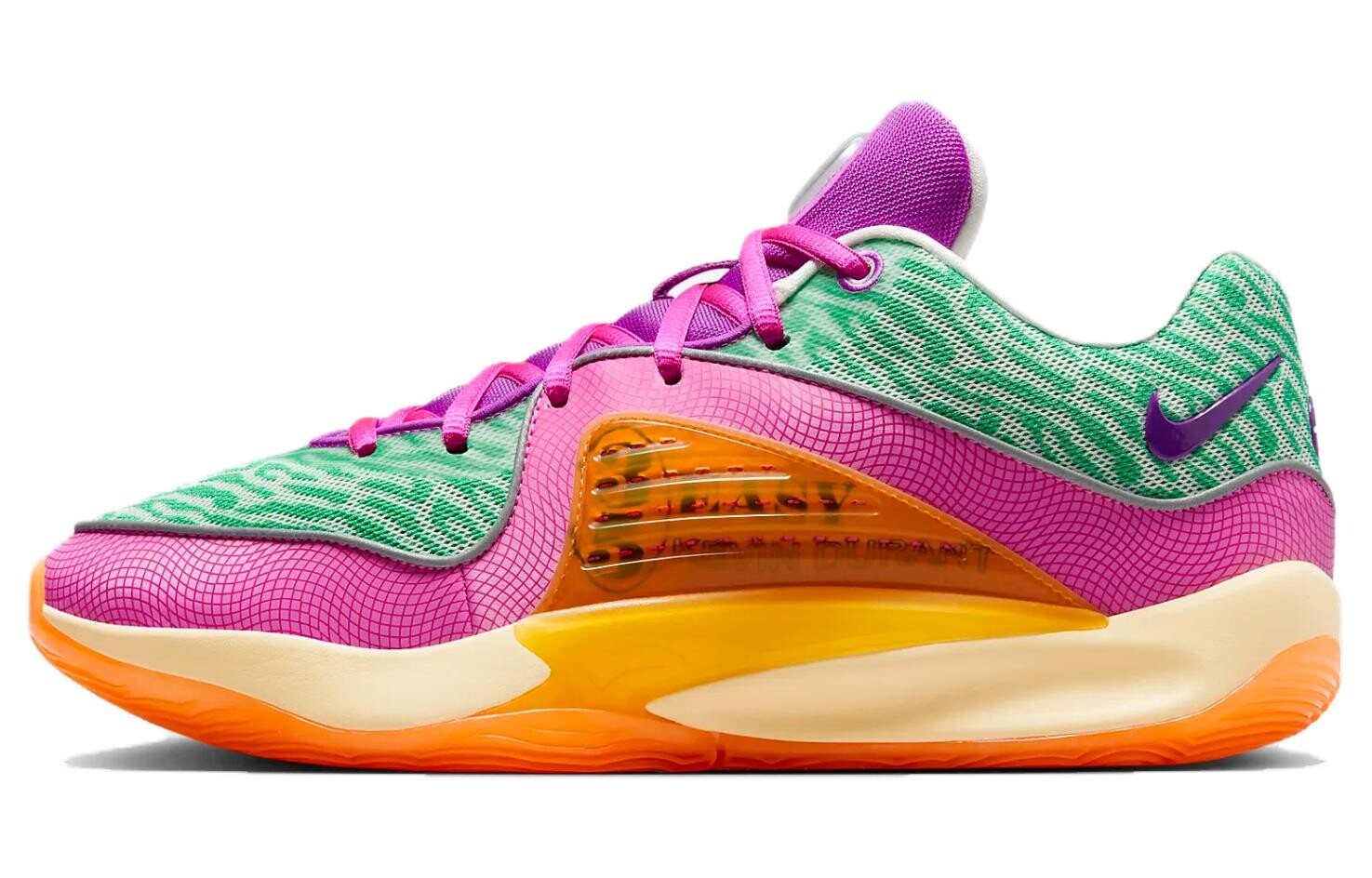 Мужские баскетбольные кроссовки Nike KD 16, Green/Pink/Orange
Мужские баскетбольные кроссовки Nike KD 16, Green/Pink/Orange