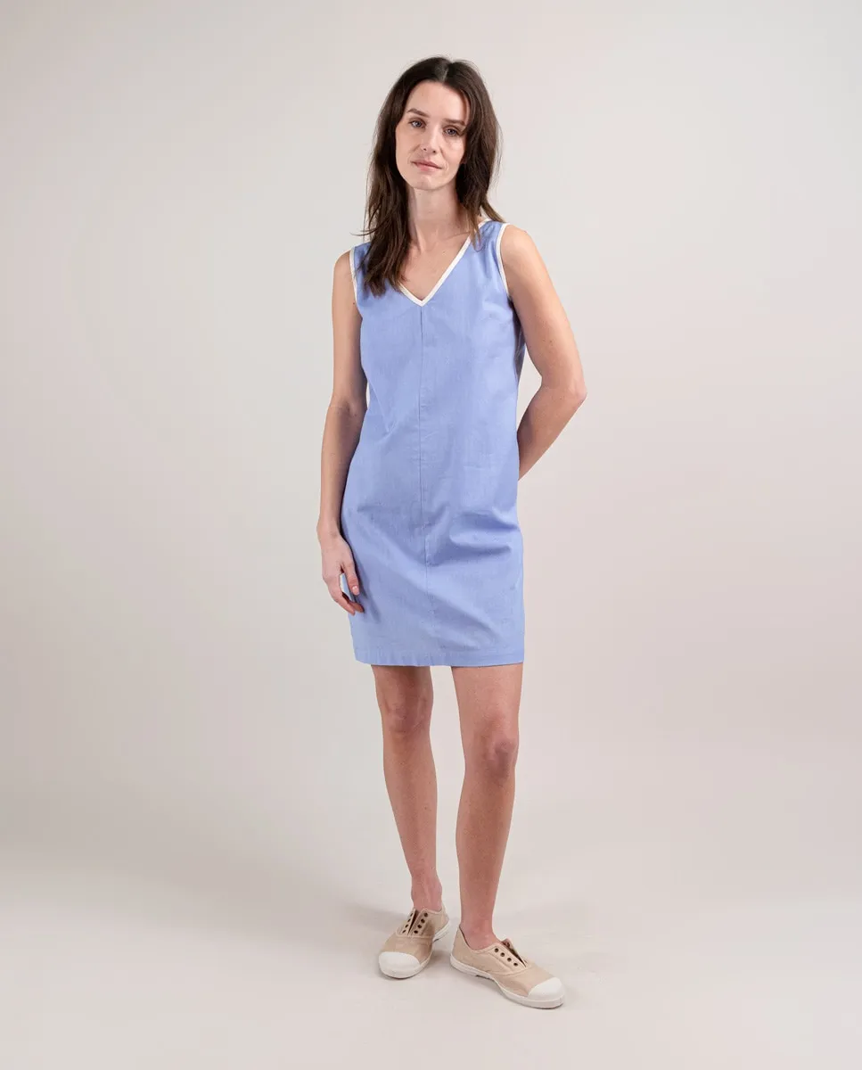 Короткое платье без рукавов El Ganso, светло-голубой
Короткое платье без рукавов El Ganso, светло-голубой