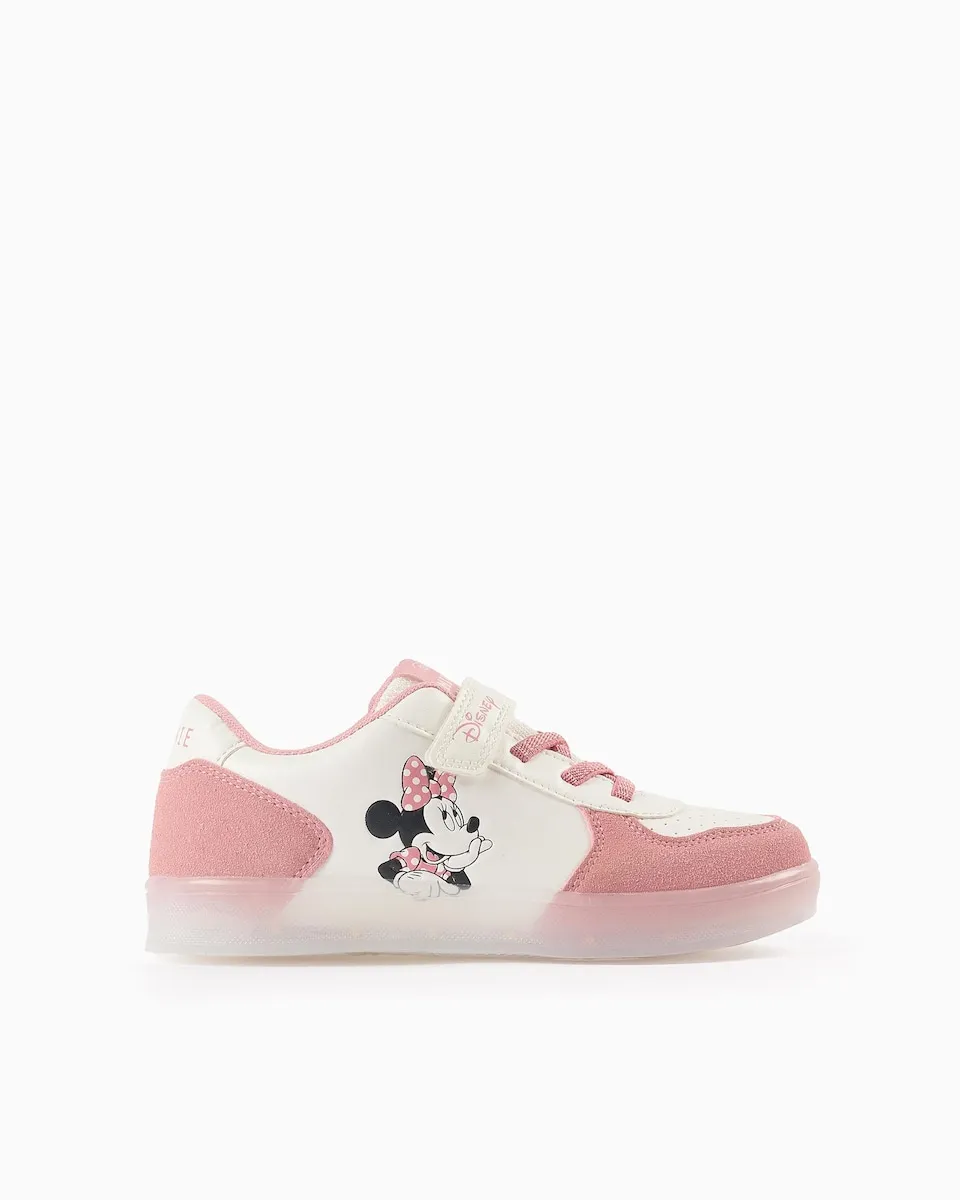 Детские светящиеся кроссовки с принтом Минни Zippy, белый/розовый
Детские светящиеся кроссовки с принтом Минни Zippy, белый/розовый