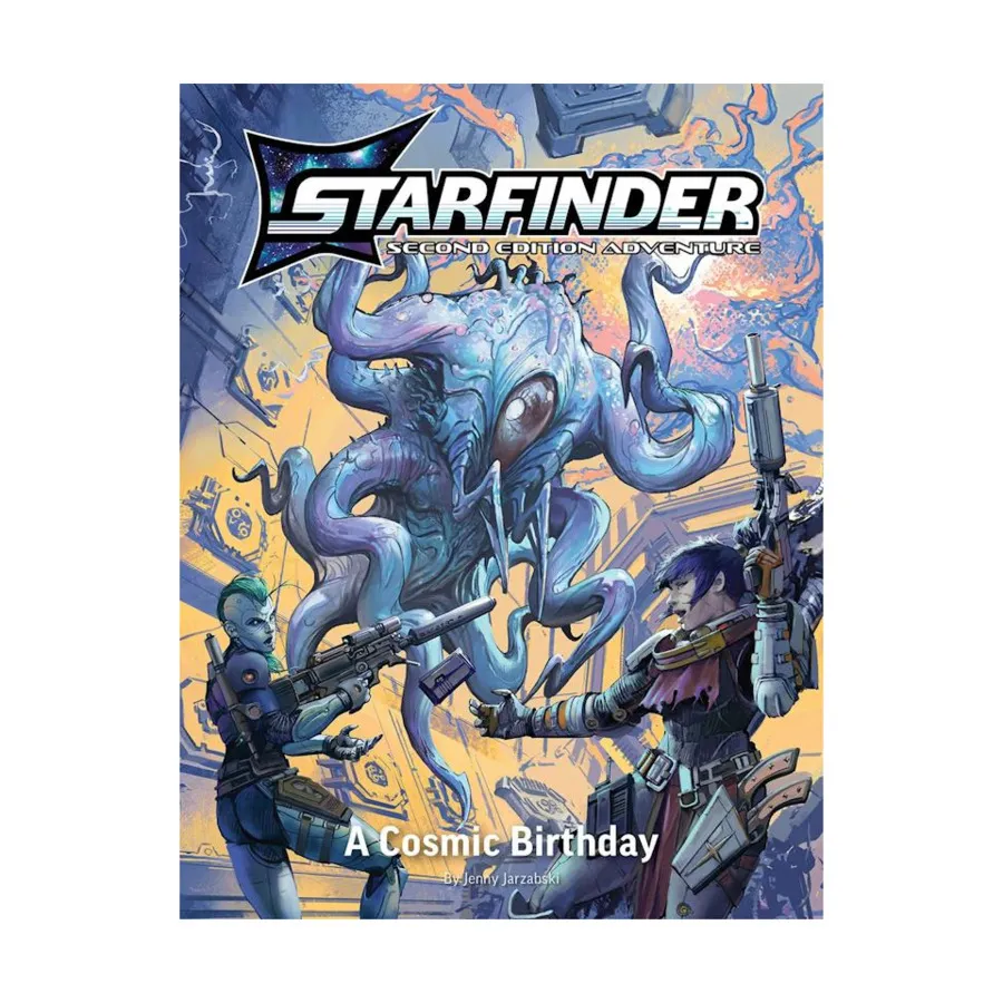 Playtest Adventure #1 - A Cosmic Birthday, Starfinder Roleplaying Game (2nd Edition), мягкая обложка
Playtest Adventure #1 - A Cosmic Birthday, Starfinder Roleplaying Game (2nd Edition), мягкая обложка