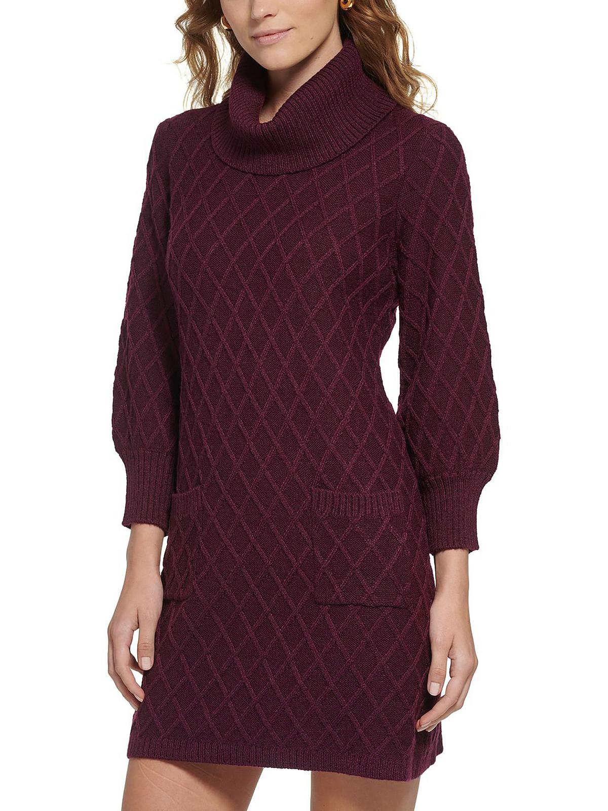 Женское платье-свитер с высоким воротом и миди-свитером Jessica Howard, цвет wine
Женское платье-свитер с высоким воротом и миди-свитером Jessica Howard, цвет wine