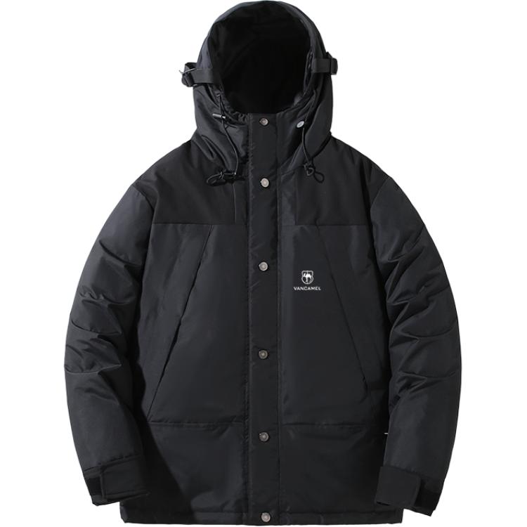 Пуховик Unisex с капюшоном утепленный стеганый VanCamel, черный
Пуховик Unisex с капюшоном утепленный стеганый VanCamel, черный