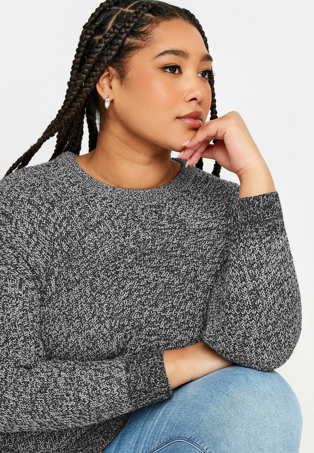 Джемпер ESSENTIAL Yours Clothing, серый
Джемпер ESSENTIAL Yours Clothing, серый