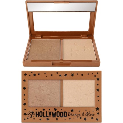Hollywood Bronze & Glow Компактная пудра Duo Shimmer Bronzer & Highlighter Vegan Makeup W7
Hollywood Bronze & Glow Компактная пудра Duo Shimmer Bronzer & Highlighter Vegan Makeup W7