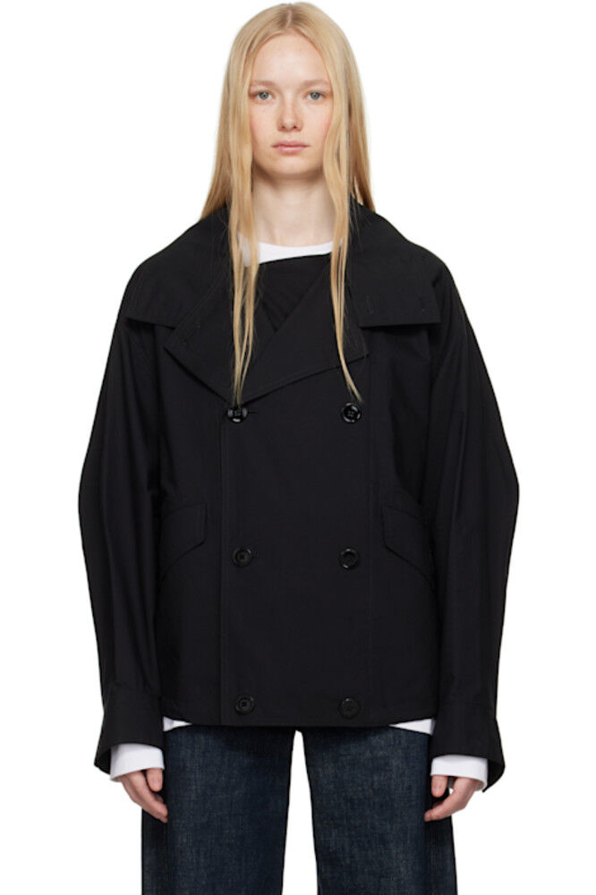 Черная легкая куртка с двойным клапаном LEMAIRE, Черный, Черная легкая куртка с двойным клапаном LEMAIRE
Черная легкая куртка с двойным клапаном LEMAIRE, Черный, Черная легкая куртка с двойным клапаном LEMAIRE