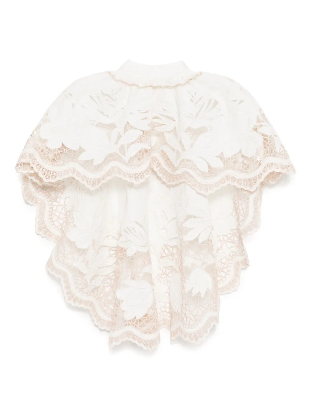 Вышитая накидка в технике ришелье Biyan, нейтральный
Вышитая накидка в технике ришелье Biyan, нейтральный