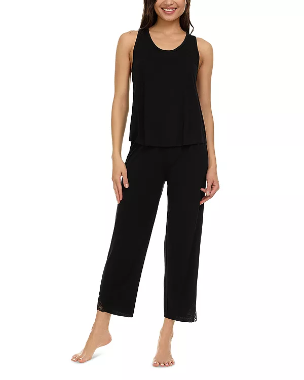 Пижамный комплект Linda Tank Capri Flora Nikrooz, черный
Пижамный комплект Linda Tank Capri Flora Nikrooz, черный