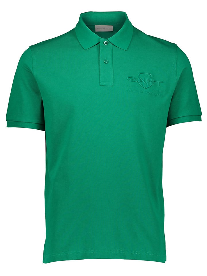Рубашка-поло Gant, зеленый
Рубашка-поло Gant, зеленый
