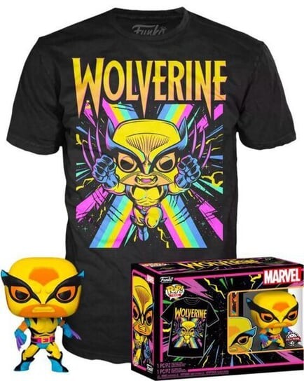 Funko POP и футболка, комплект, Xmen, Wolverine, Glow, M Funko POP!
Funko POP и футболка, комплект, Xmen, Wolverine, Glow, M Funko POP!