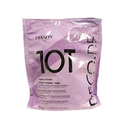 DIKSON 10T Осветляющий порошок Фиолетовый 500г 
DIKSON 10T Осветляющий порошок Фиолетовый 500г